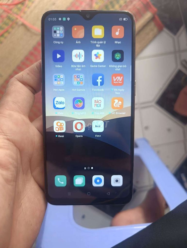 OPPO F9 64GB Xám. Mua bán Điện thoại tại Thành phố Thủ Đức Tp Hồ Chí Minh được đăng bởi v hung cuong  hình 1