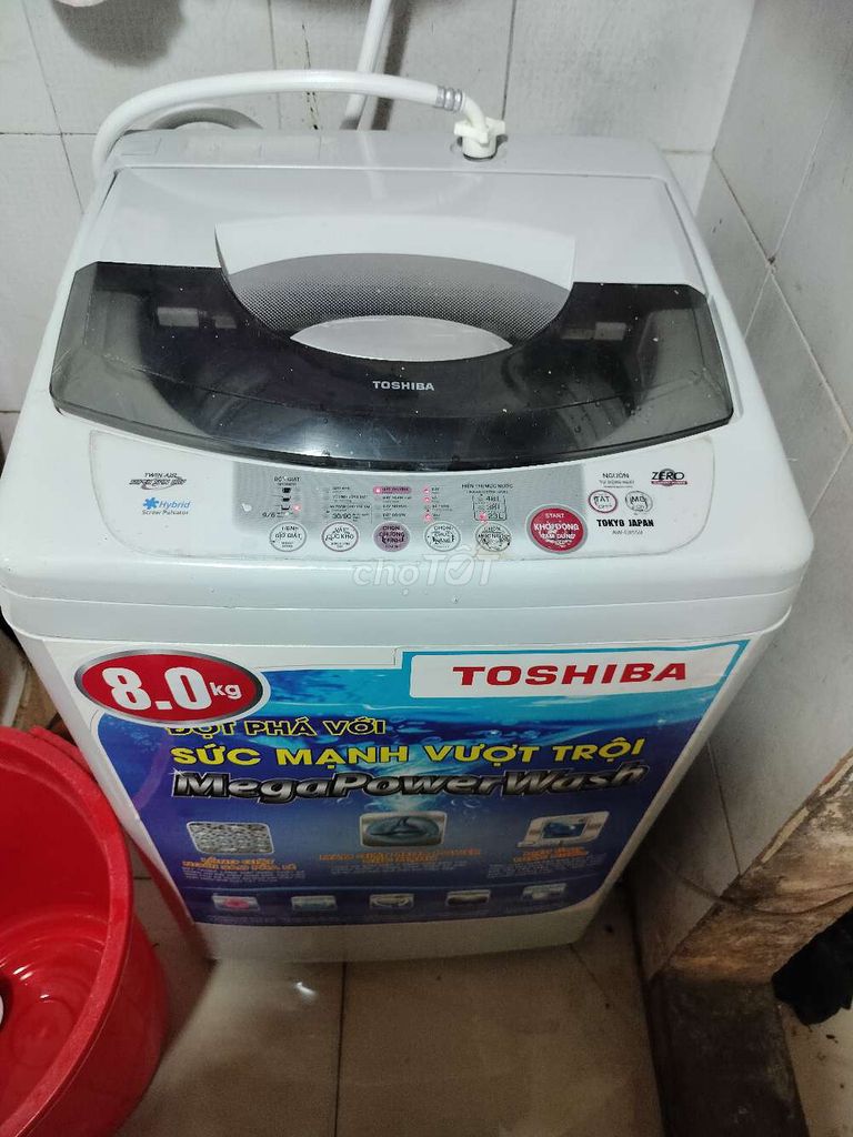 Máy giặt Toshiba 8.0kg cửa trên Trắng. Mua bán Máy giặt tại Quận Thanh Xuân Hà Nội được đăng bởi Thanh Trúc hình 1