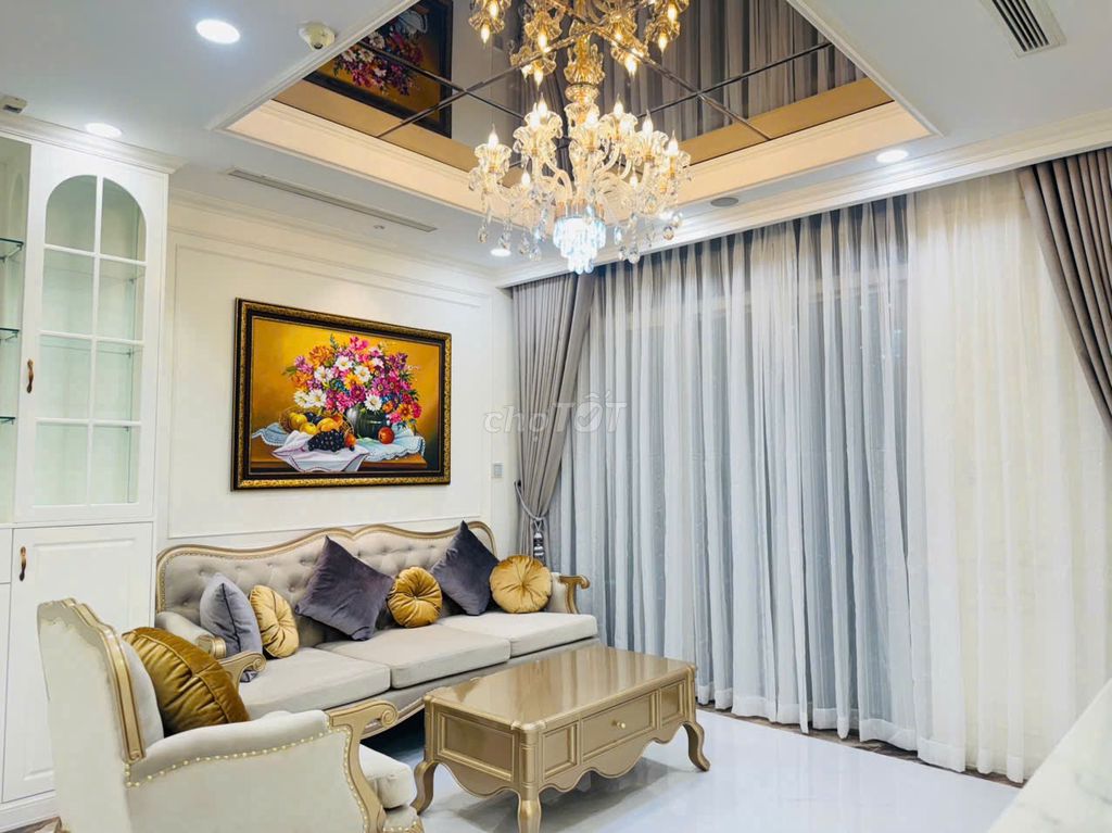 Cần bán 2PN siêu sang Vinhomes Central Park, nội thất decor xịn mới