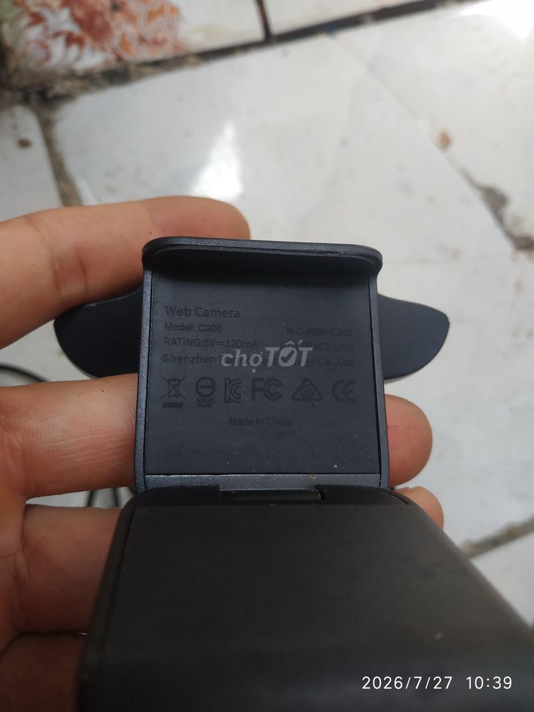 Webcam Rapoo C200 HD 720p Đen USB. Mua bán Máy ảnh, Máy quay tại Thành phố Thủ Đức Tp Hồ Chí Minh được đăng bởi trân hình 1