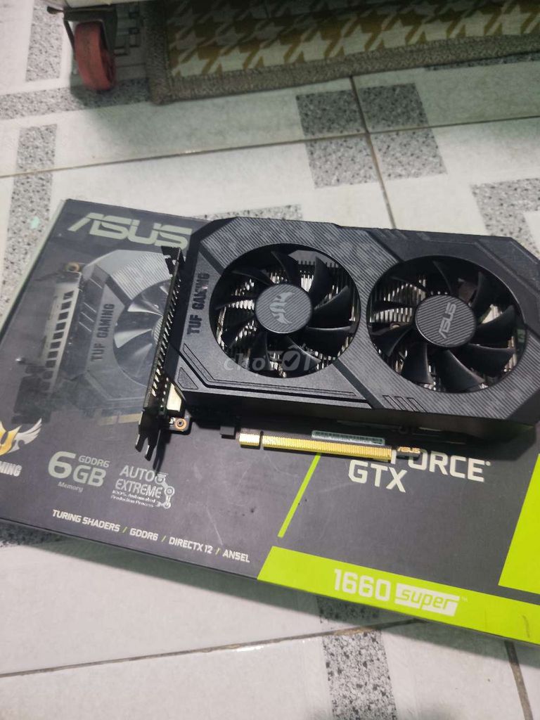 Card đồ họa ASUS GTX 1660 Super 6GB GDDR6. Mua bán Linh kiện (RAM, Card...) tại Huyện Bình Chánh Tp Hồ Chí Minh được đăng bởi dũng hình 1