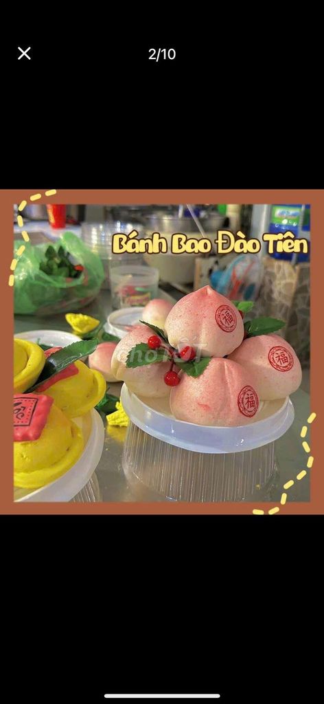 Bánh bao cúng mùng 10AL