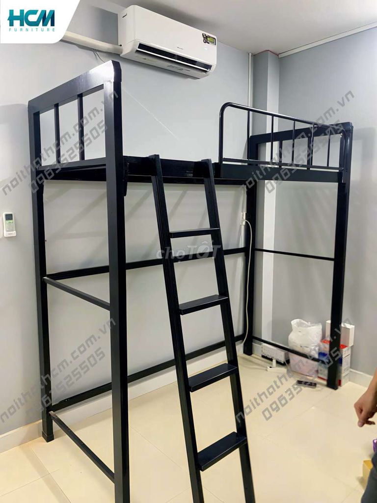 Giường tầng Sắt Đen 1m x 2m 1 tầng. Mua bán Giường, chăn ga gối nệm tại Huyện Củ Chi Tp Hồ Chí Minh được đăng bởi Ngọc Như hình 1