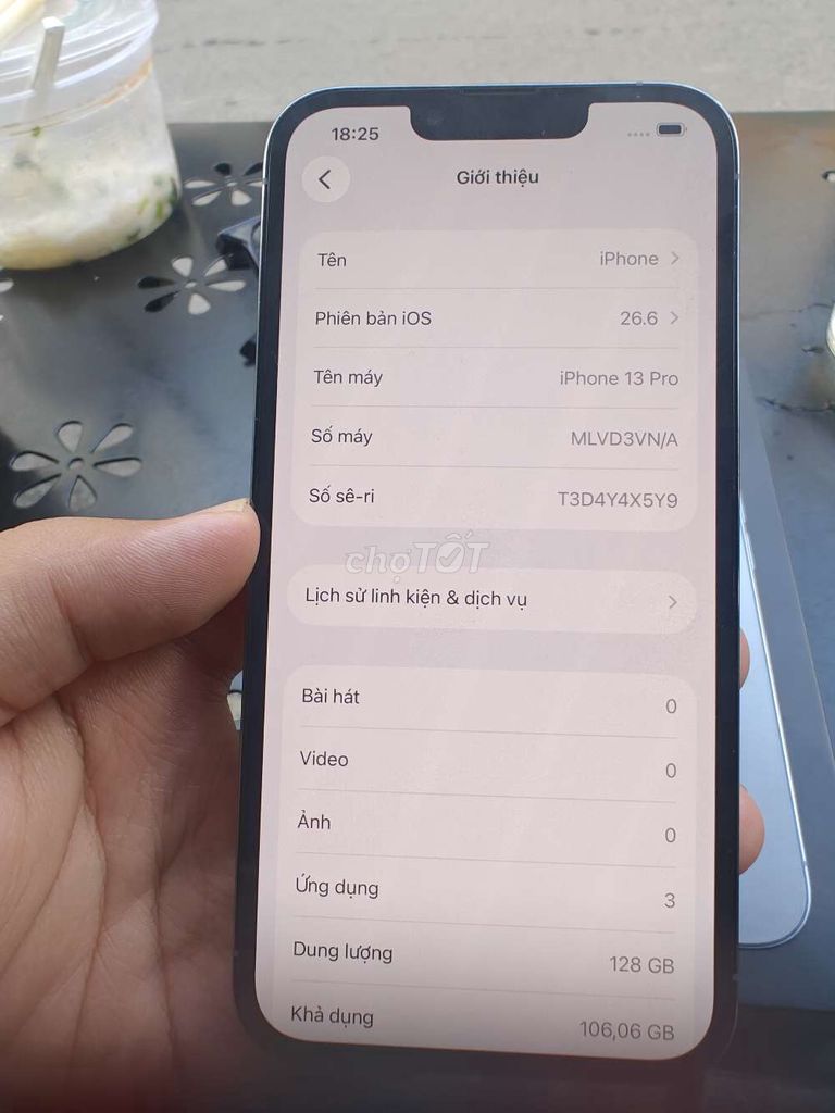 Apple iPhone 13 Pro 128GB Đã qua sử dụng. Mua bán Điện thoại tại Quận Bình Thạnh Tp Hồ Chí Minh được đăng bởi Nguyễn Achin hình 1