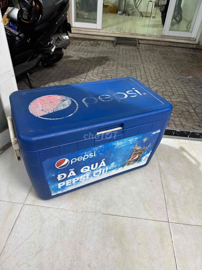 Thùng đá giữ nhiệt Pepsi Xanh dương. Mua bán Dụng cụ nhà bếp tại Quận 8 Tp Hồ Chí Minh được đăng bởi Vinh auto hình 1