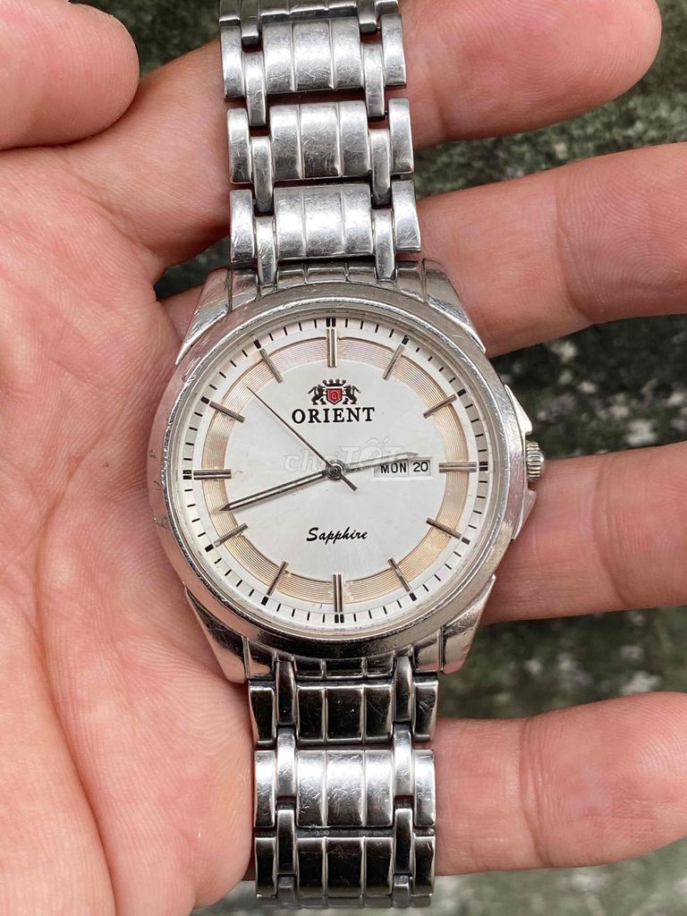 Đồng hồ Orient Nhật size 40mm vỏ dây SS