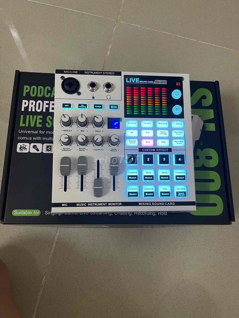 Sound Card ISK SN-800 Trắng. Mua bán Tivi, Âm thanh tại Thành phố Bà Rịa Bà Rịa - Vũng Tàu được đăng bởi Hoa hình 1