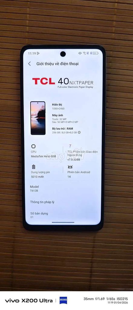 TCL 40 NXTPAPER Mới. Mua bán Điện thoại tại Quận Nam Từ Liêm Hà Nội được đăng bởi Anh Tuan hình 1