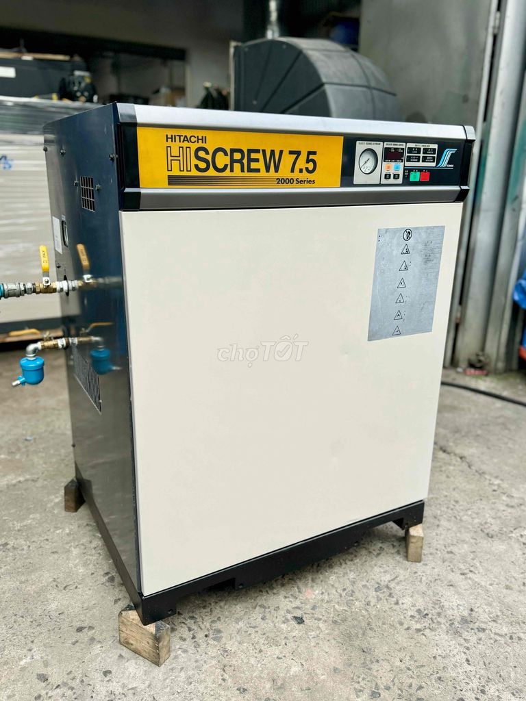 MÁY NÉN KHÍ TRỤC VÍT NHẬT HITACHI 10HP CÓ SẤY. Mua bán Đồ chuyên dụng, Giống nuôi trồng tại Quận 12 Tp Hồ Chí Minh được đăng bởi Phạm Lâm hình 1