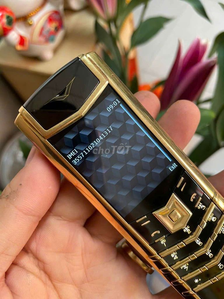 Vertu signature S vàng khối 750 máy chính hãng. Mua bán Điện thoại tại Quận 5 Tp Hồ Chí Minh được đăng bởi thu mua vertu đồng hồ kim cương vàng bạc hình 3
