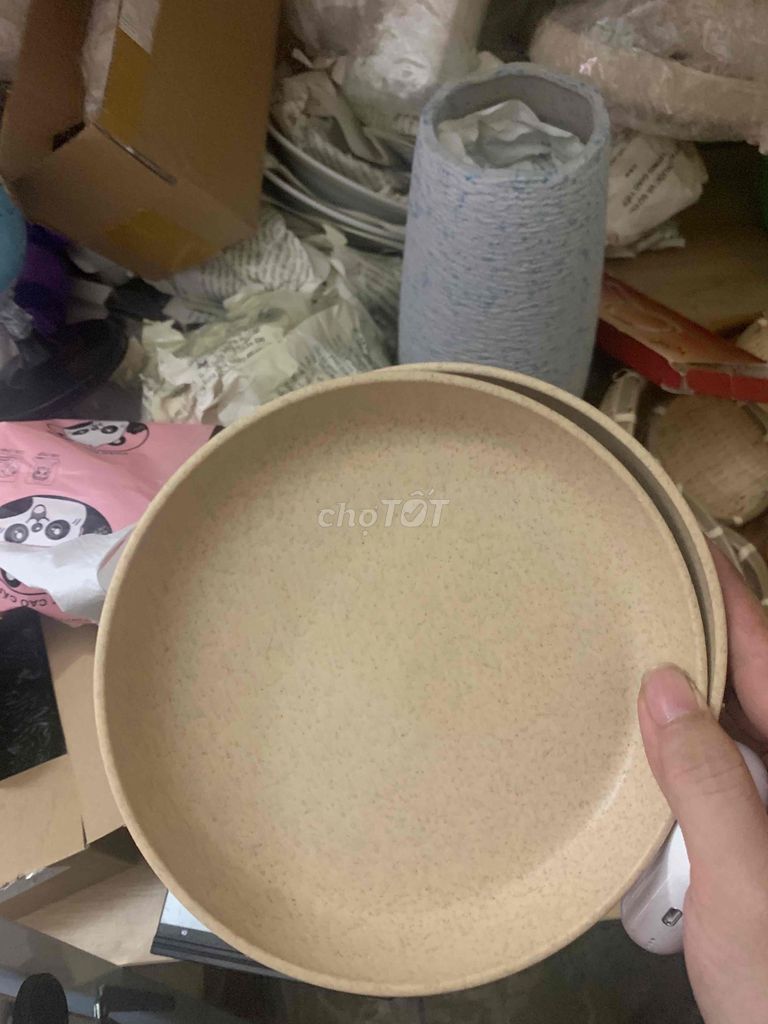 Đĩa Nhựa Vàng nhạt 5 cái Mới. Mua bán Dụng cụ nhà bếp tại Quận Ba Đình Hà Nội được đăng bởi Windy Vu hình 1
