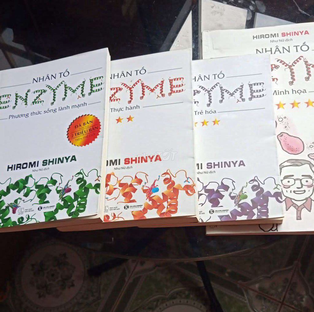 Sách Nhân tố Enzyme Hiromi Shinya Mới. Mua bán Sách tại Huyện Đức Hòa Long An được đăng bởi Xuan Doan hình 1