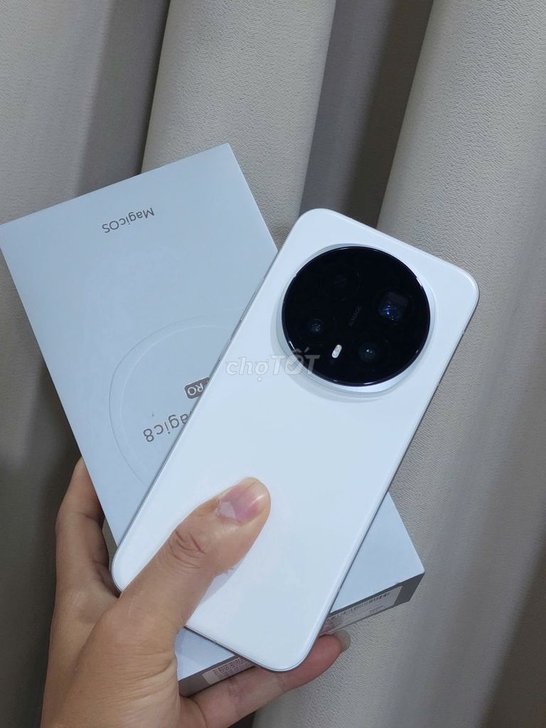Honor Magic 8 Pro 512GB Trắng full box đẹp 99%. Mua bán Điện thoại tại Quận Đống Đa Hà Nội được đăng bởi Chung Trần Mobile hình 1