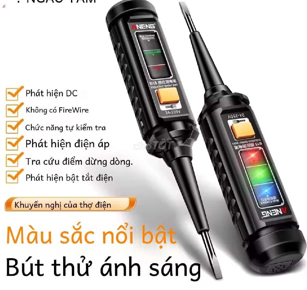 Bút thử điện âm tường - dò đứt dây an toàn