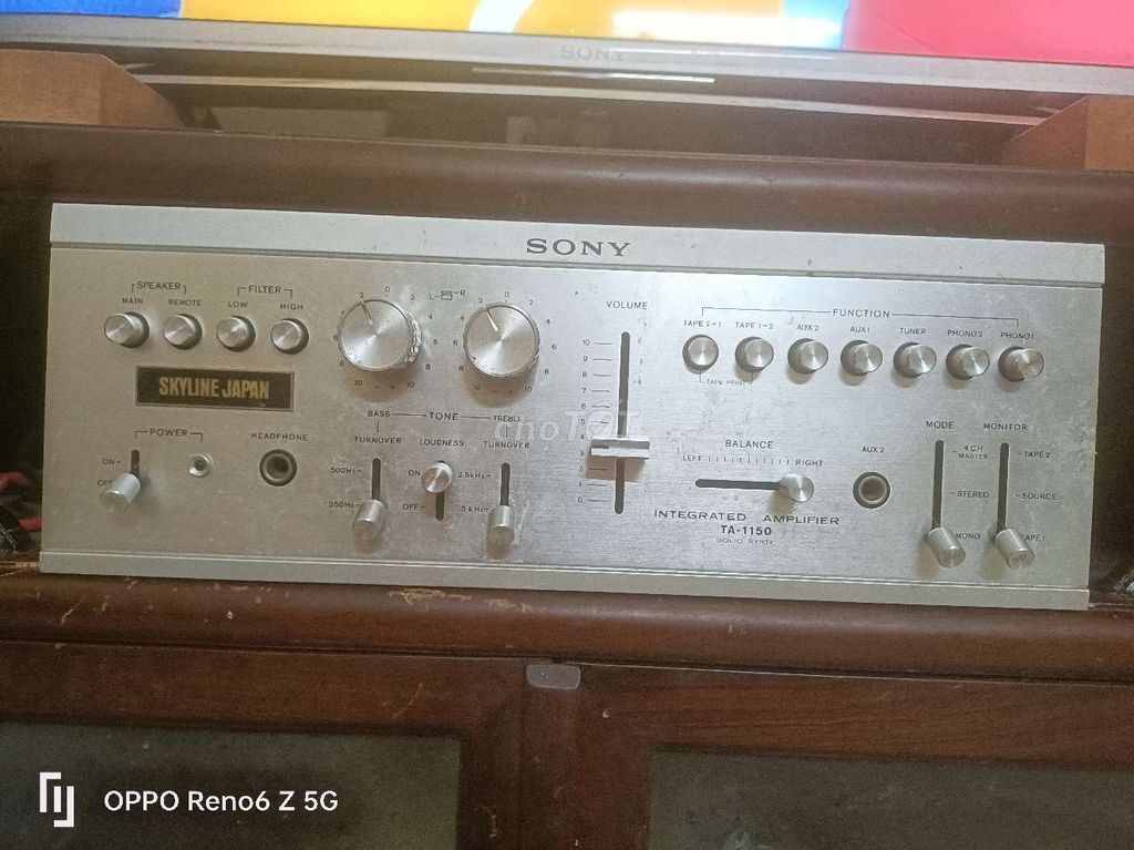 Amply Sony TA-1150 Trắng. Mua bán Tivi, Âm thanh tại Huyện Thường Tín Hà Nội được đăng bởi Biển Lê hình 1