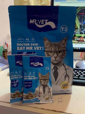 Thức ăn cho mèo Mr.Vet 1kg
