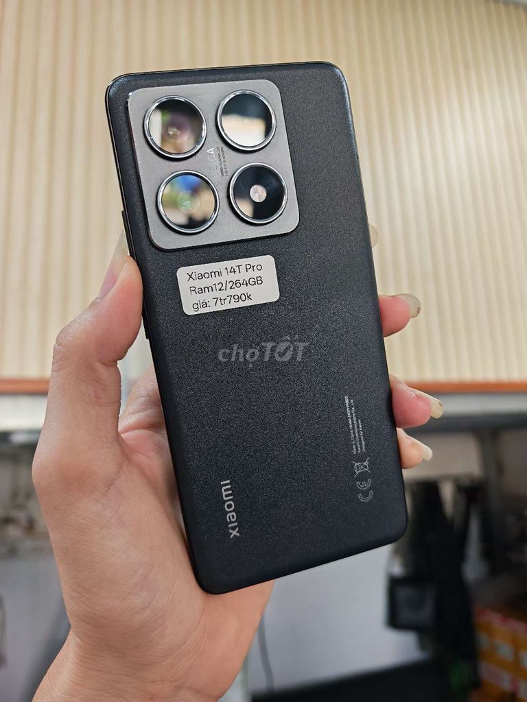 Xiaomi 14T Pro 12GB/256GB Đen. Mua bán Điện thoại tại Huyện Nhơn Trạch Đồng Nai được đăng bởi Tiến Gsm hình 1