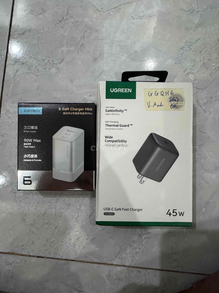 Sạc CUKTECH 6 Mini 90W 3 cổng. Mua bán Phụ kiện (Màn hình, Chuột...) tại Thành phố Đồng Xoài Bình Phước được đăng bởi Nobita hình 1