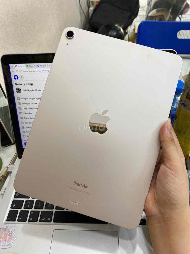 Ipad Air 5 64G - Startlight - ZA.A - Wifi - Pin 86. Mua bán Máy tính bảng tại Quận 3 Tp Hồ Chí Minh được đăng bởi Tuấn Nguyễn hình 1
