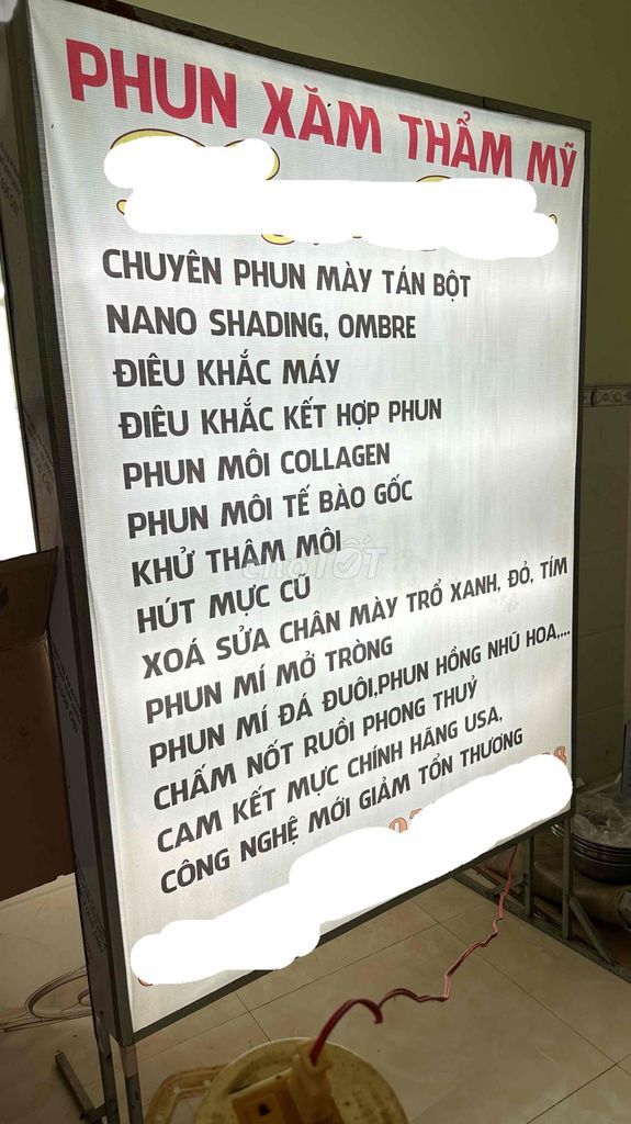 Bảng hiệu đèn bạt 1m25x2m. Mua bán Đồ chuyên dụng, Giống nuôi trồng tại Huyện Bù Đăng Bình Phước được đăng bởi ̣đinh thị ngọc mai hình 1