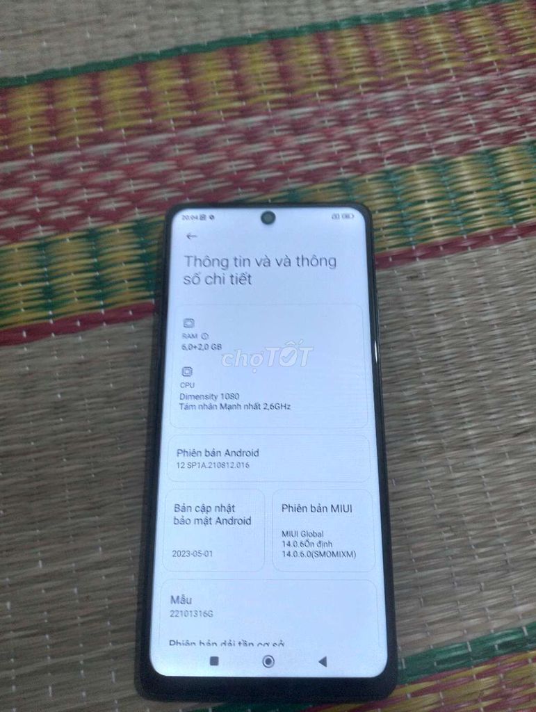 Xiaomi Redmi Note 12 Pro 5G 6GB/128GB Đen. Mua bán Điện thoại tại Thành phố Biên Hòa Đồng Nai được đăng bởi Cầm Đồ Thanh Lý hình 1