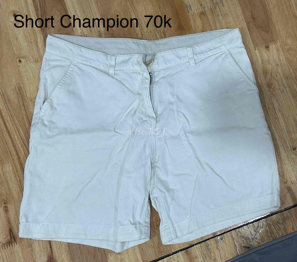 Quần short Champion trắng eo 82. Mua bán Quần áo tại Quận 7 Tp Hồ Chí Minh được đăng bởi Đỗ Linh hình 1