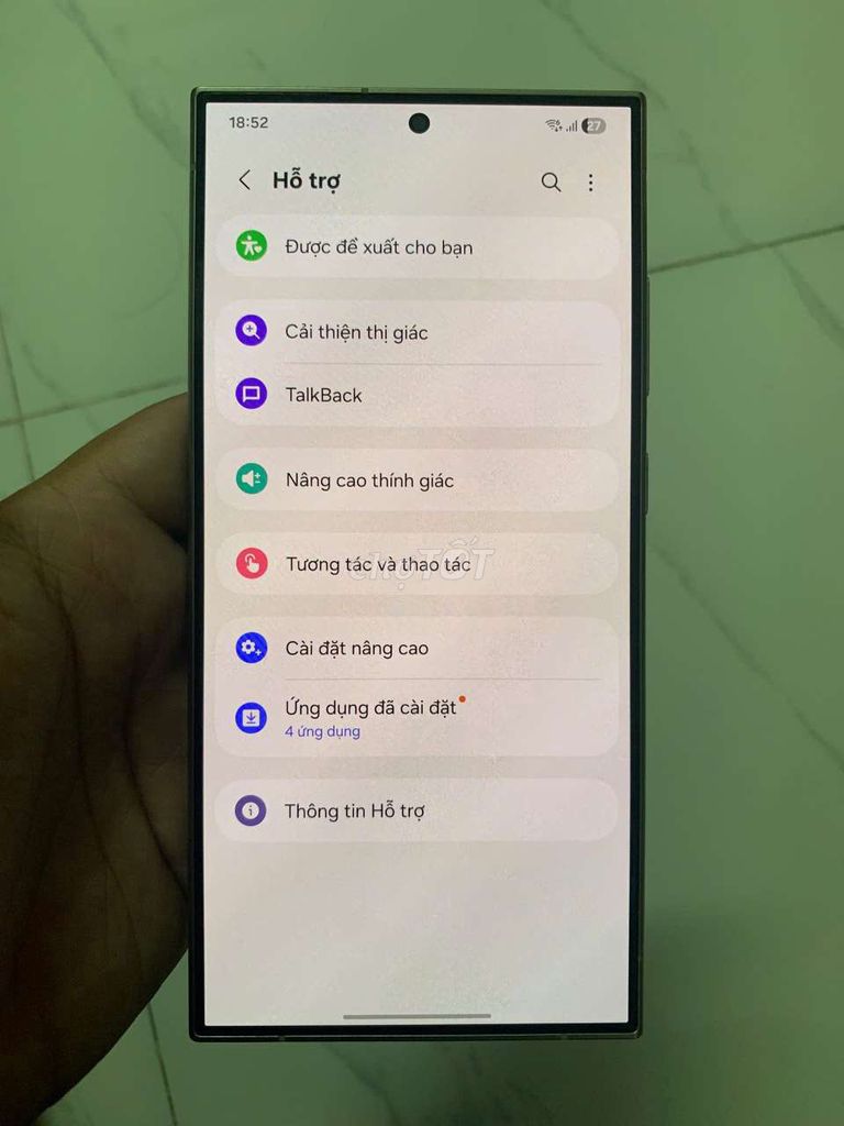 Samsung S24 Ultra 256GB Vàng 98.5%. Mua bán Điện thoại tại Quận Bình Tân Tp Hồ Chí Minh được đăng bởi lam lam hình 1