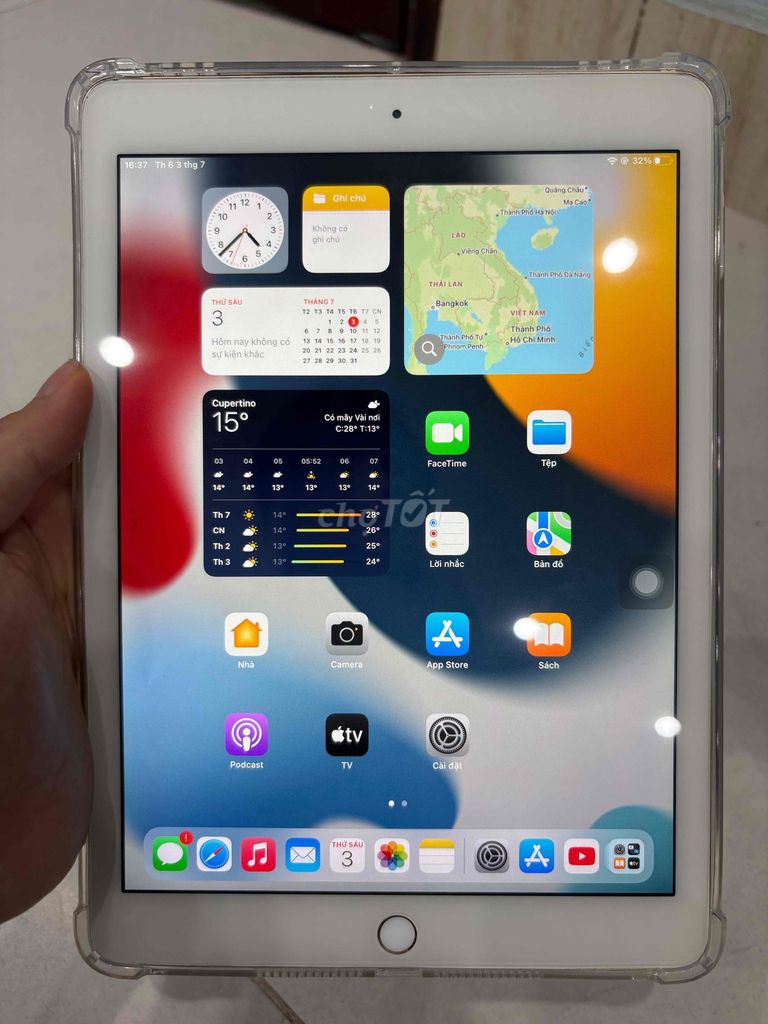 Apple iPad Air 2 Wifi 16GB Đẹp Pin Kém. Mua bán Máy tính bảng tại Quận Hai Bà Trưng Hà Nội được đăng bởi Dũng hình 1