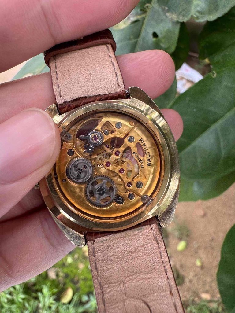 Đồng hồ Waltham Monoco Skeleton vàng. Mua bán Đồng hồ tại Huyện Định Quán Đồng Nai được đăng bởi ĐỒNG HỒ SI PHAM LINH hình 4