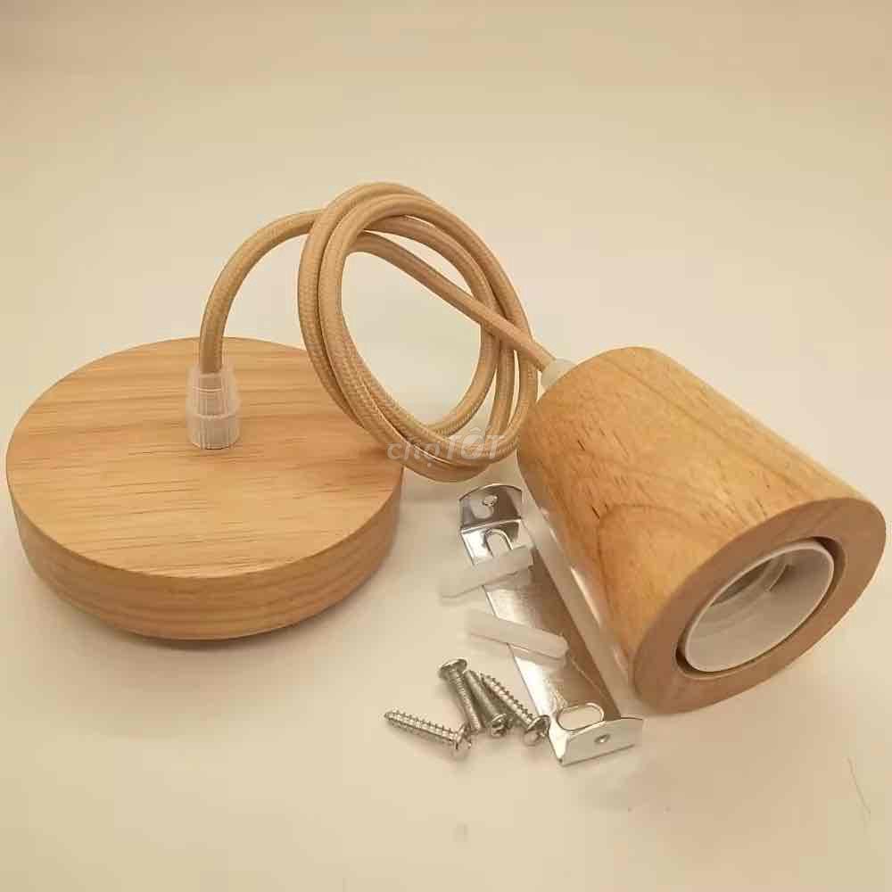Đui đèn E27 Gỗ Phong cách Hiện đại Nâu gỗ. Mua bán Đèn tại Quận Gò Vấp Tp Hồ Chí Minh được đăng bởi An  Nhiên hình 1