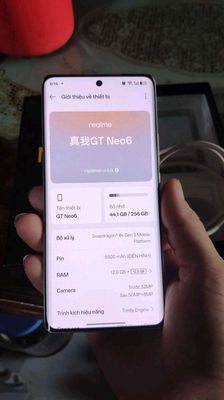 Reamle gt neo 6 Snapdragon 8sgen3 ram 24/ 256g. Mua bán Điện thoại tại Huyện Lạng Giang Bắc Giang được đăng bởi Linh