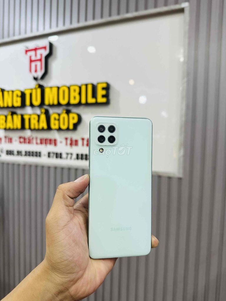Samsung Galaxy A22 6/128GB Xanh. Mua bán Điện thoại tại Quận Liên Chiểu Đà Nẵng được đăng bởi Hoàng Tú MB hình 1