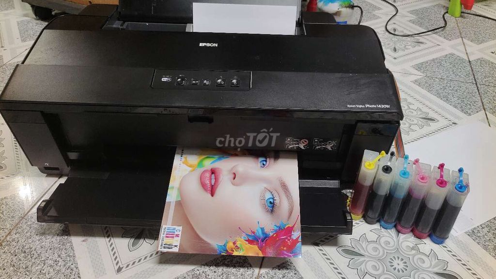 Máy in Epson Stylus Photo 1430W A3 Đen. Mua bán Đồ dùng văn phòng tại Quận Tân Bình Tp Hồ Chí Minh được đăng bởi Lưu San hình 1