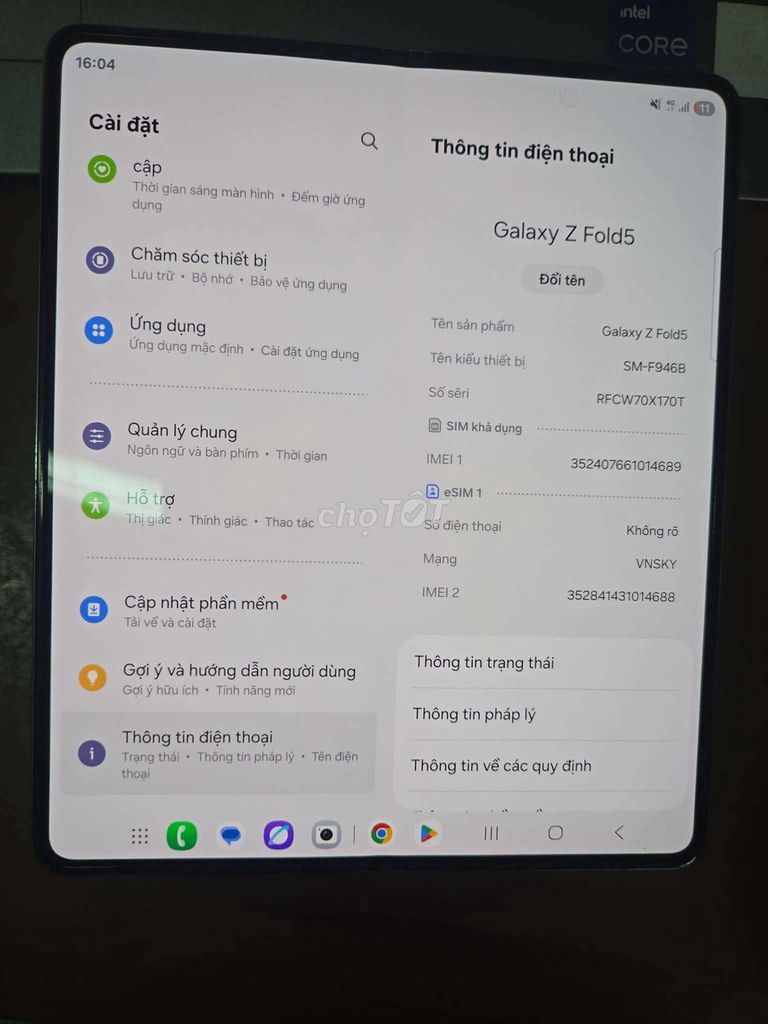 Samsung Galaxy Z Fold5 1TB. Mua bán Điện thoại tại Huyện Long Thành Đồng Nai được đăng bởi Duy hình 1