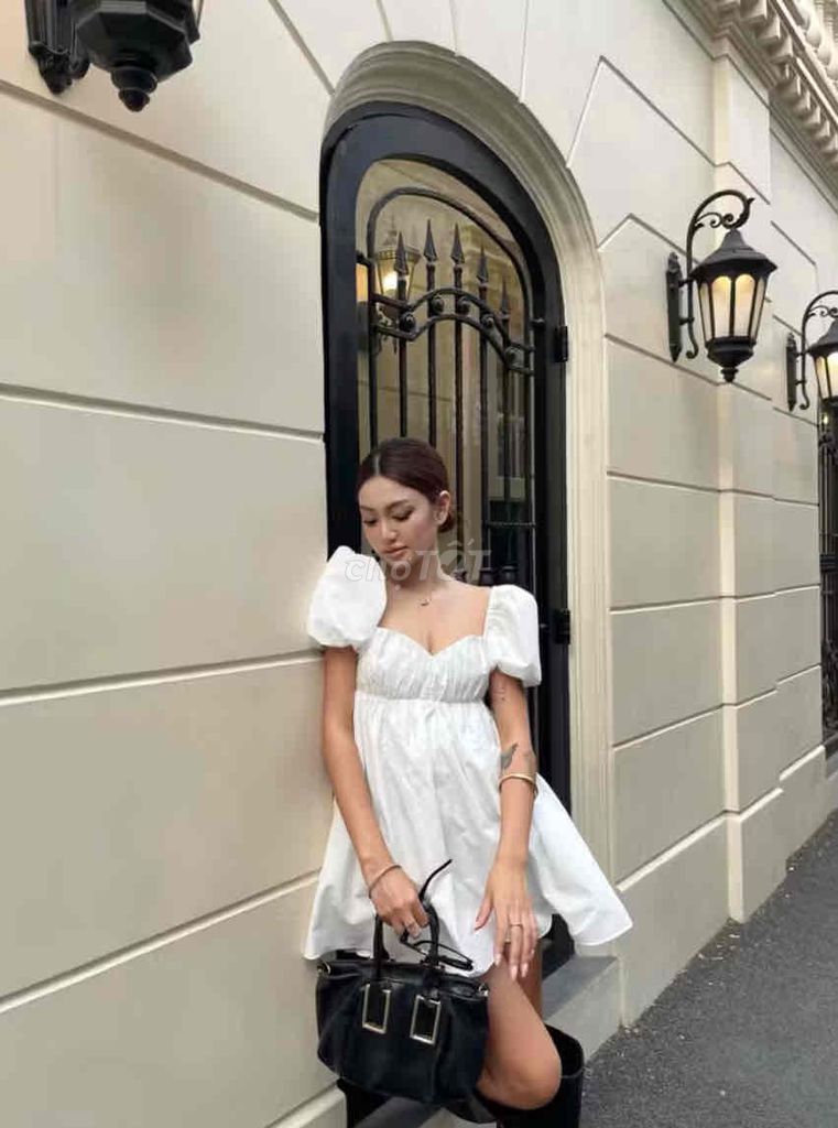 Đầm babydoll Mellow.hi Nữ Trắng. Mua bán Quần áo tại Quận Tân Phú Tp Hồ Chí Minh được đăng bởi Lê Ánh Ngọc hình 1