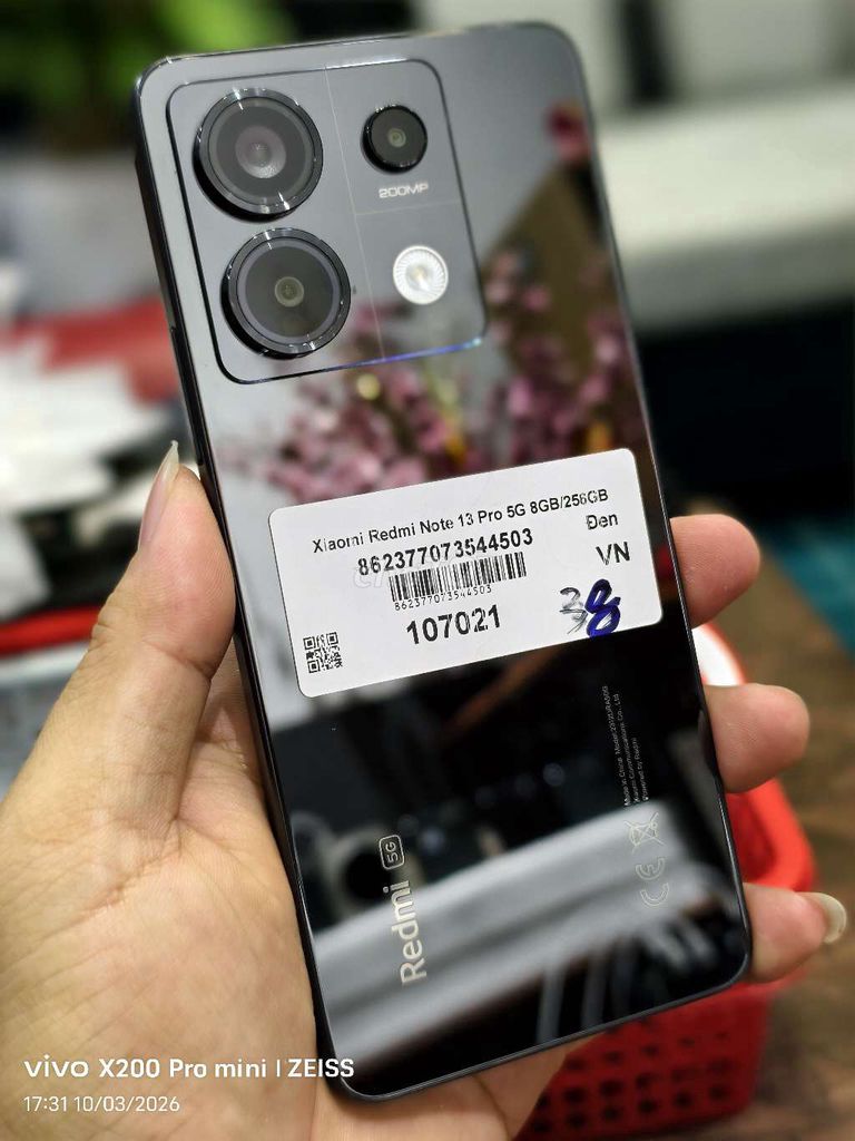 Xiaomi Redmi Note 13 Pro 5G 256GB Đen. Mua bán Điện thoại tại Quận Tân Bình Tp Hồ Chí Minh được đăng bởi Táo Bán Lổ hình 1