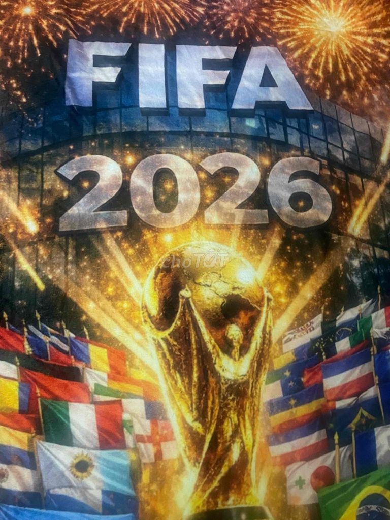 Chăn FIFA World Cup 2026 1m x 1m6. Mua bán Giường, chăn ga gối nệm tại Quận Đống Đa Hà Nội được đăng bởi hoàng phúc hình 1