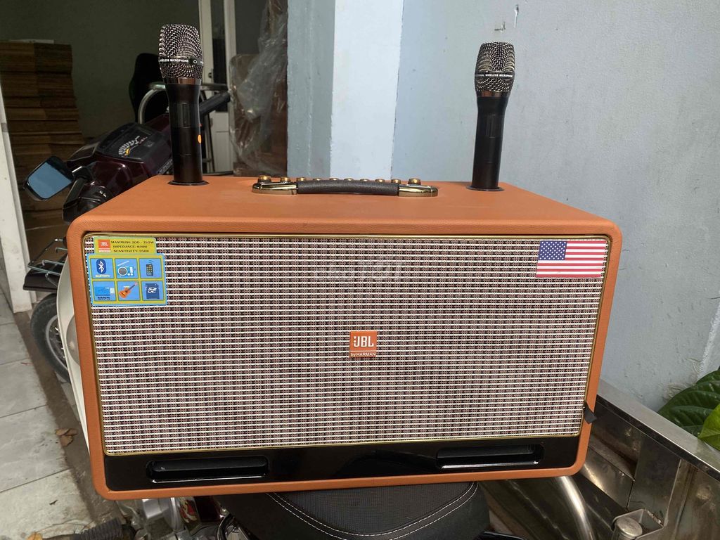 loa karaoke jbl mới 99% còn bảo hành thanh lý rẻ