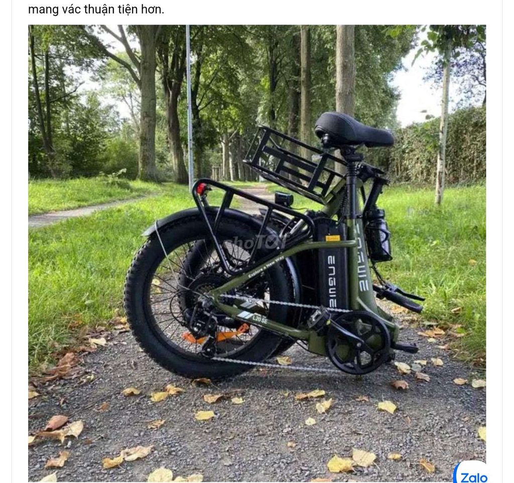 Thanh lý xe đạp trợ lực điện Engwe L20 SE.. Mua bán Xe điện tại Thành phố Đà Lạt Lâm Đồng được đăng bởi Quoc Binh hình 5