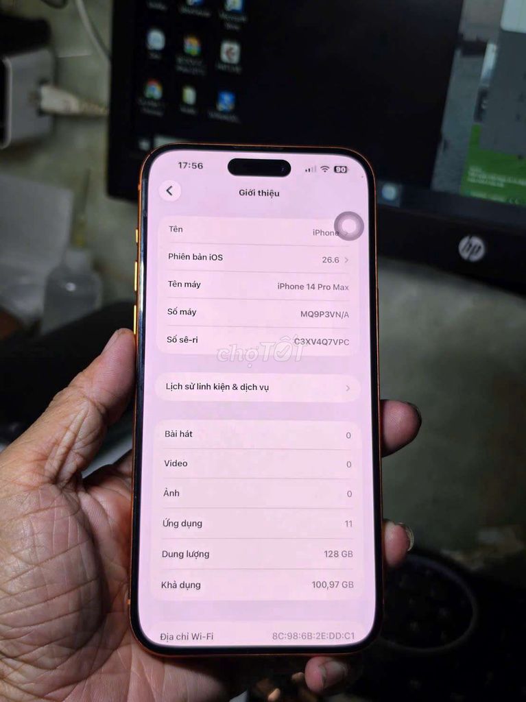 Apple iPhone 14 Pro Max 128GB Vàng đồng. Mua bán Điện thoại tại Huyện Củ Chi Tp Hồ Chí Minh được đăng bởi Trần Minh Cường hình 1