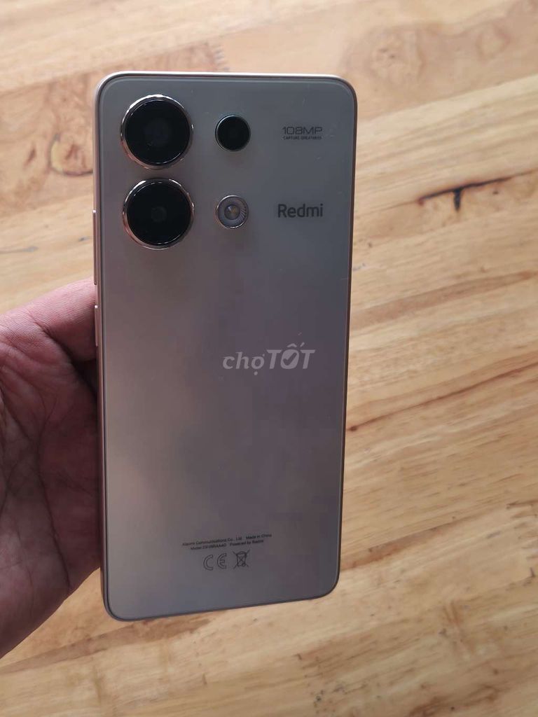 Xiaomi Redmi Note 13 8GB/256GB Vàng hồng. Mua bán Điện thoại tại Thành phố Thủ Đức Tp Hồ Chí Minh được đăng bởi NGUYỄN BẰNG hình 1