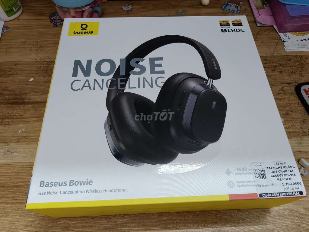 Tai nghe Bluetooth Baseus Bowie H1s Đen. Mua bán Tivi, Âm thanh tại Quận Lê Chân Hải Phòng được đăng bởi Thắng hình 1