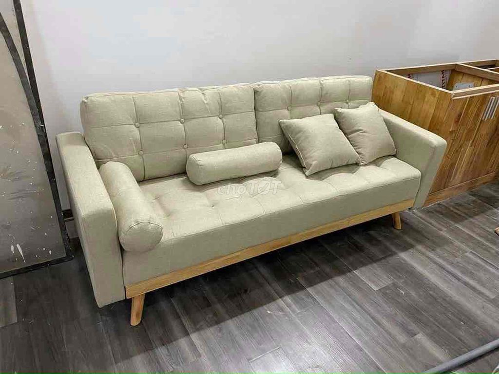 SOFA VẢI + 2 GỐI ÔM + 2 GỐI NẰM