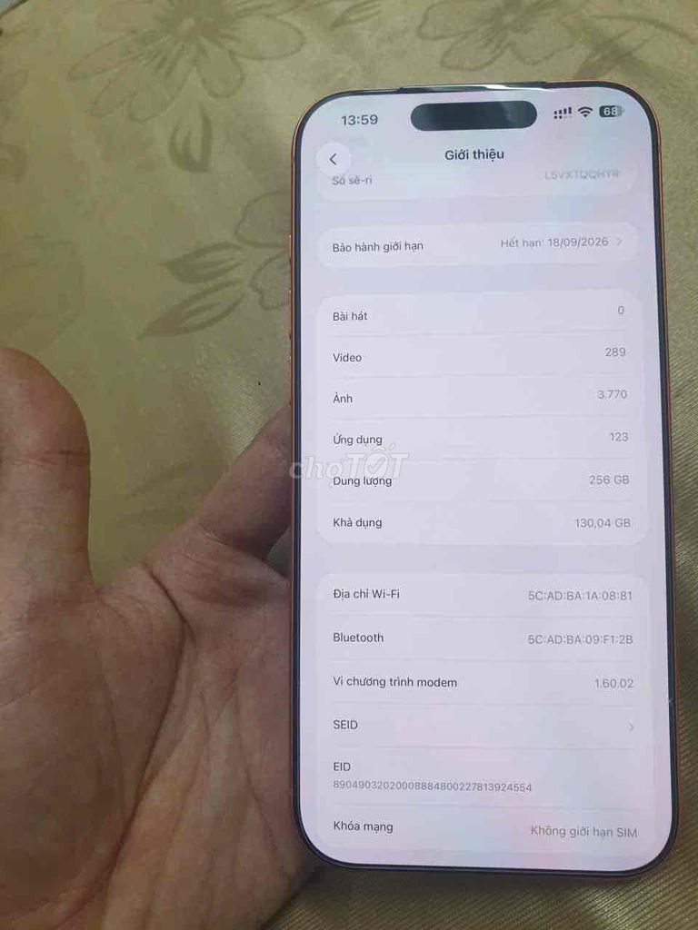 17prm 256 zpa thay màn zin bóc máy. Mua bán Điện thoại tại Quận Hoàng Mai Hà Nội được đăng bởi bán linh tinh hình 1