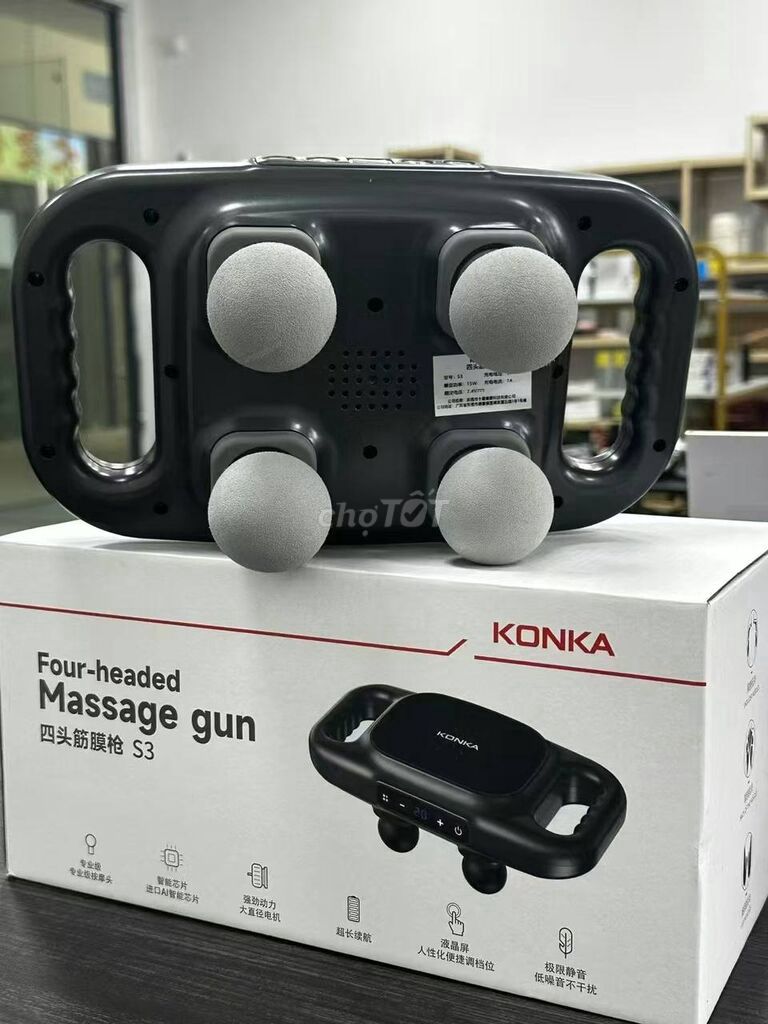 {FREESHIP} Máy Massage Gun hãng KONKA. Mua bán Nội thất, đồ gia dụng khác tại Quận Đống Đa Hà Nội được đăng bởi Bases Store 1 hình 4