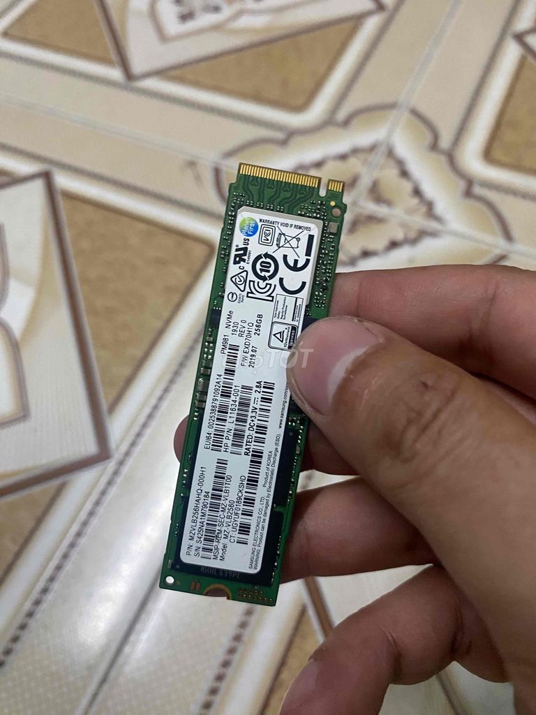 SSD Samsung PM981 256GB NVMe zin dùng tốt W10. Mua bán Linh kiện (RAM, Card...) tại Quận 1 Tp Hồ Chí Minh được đăng bởi Nguyễn hình 1