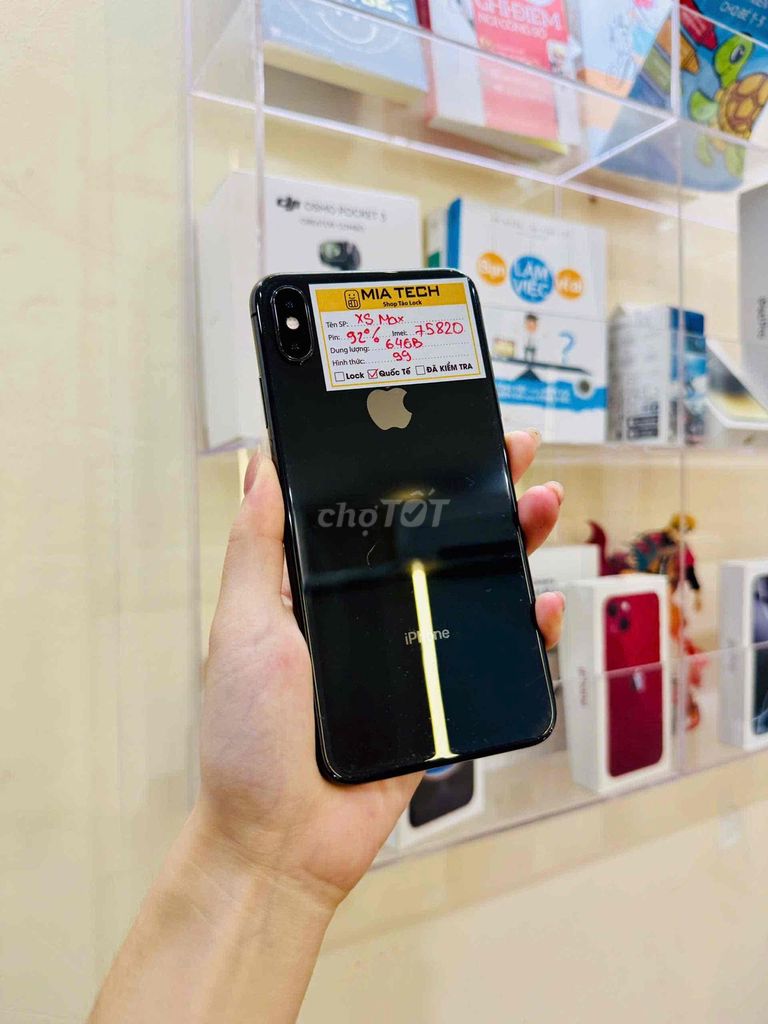 iPhone XS Max 64GB Đen 99%. Mua bán Điện thoại tại Quận Ba Đình Hà Nội được đăng bởi Huy Trần hình 1