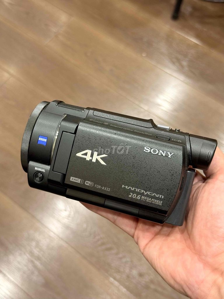 Máy quay phim Sony FDR-AX33 4K Đen. Mua bán Máy ảnh, Máy quay tại Quận Hoàng Mai Hà Nội được đăng bởi Hraw camera hình 1