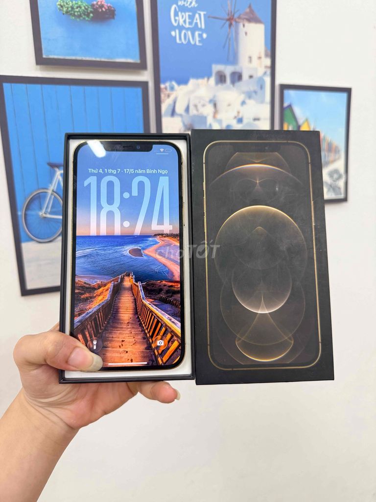 iPhone 12 Pro Max 128GB Like New 99%. Mua bán Điện thoại tại Quận Đống Đa Hà Nội được đăng bởi Tùng Táo Hanoi Mobile hình 1