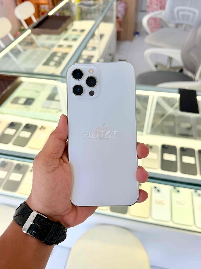 Apple iPhone 12 Pro Max 128GB Trắng 97%. Mua bán Điện thoại tại Thành phố Long Xuyên An Giang được đăng bởi Lý Apple hình 1